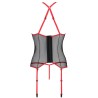 PASSION - SATARA CORSET EROTIC LINE ROJO S/M