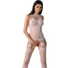 PASSION - BS098 BODYSTOCKING NEGRO TALLA UNICA