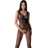 PASSION - BS095 BODYSTOCKING BLANCO TALLA UNICA