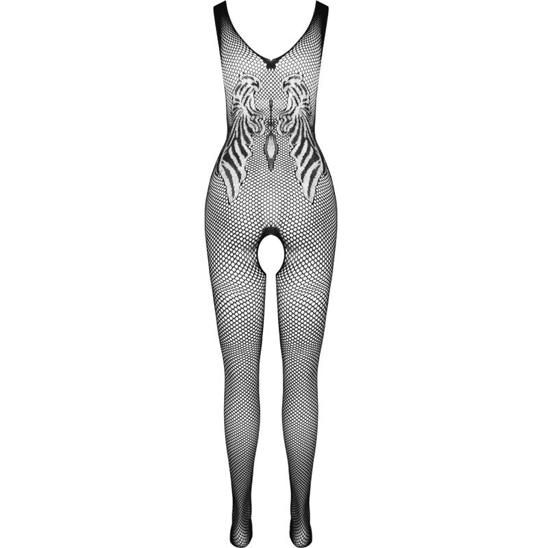 PASSION - BS098 BODYSTOCKING NEGRO TALLA UNICA