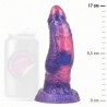 EPIC - IRIS DILDO CON TESTÍCULOS ARCOÍRIS DE PLACER