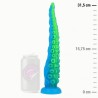 EPIC - SCYLLA DILDO TENTÁCULO FINO FLUORESCENTE TAMAÑO GRANDE