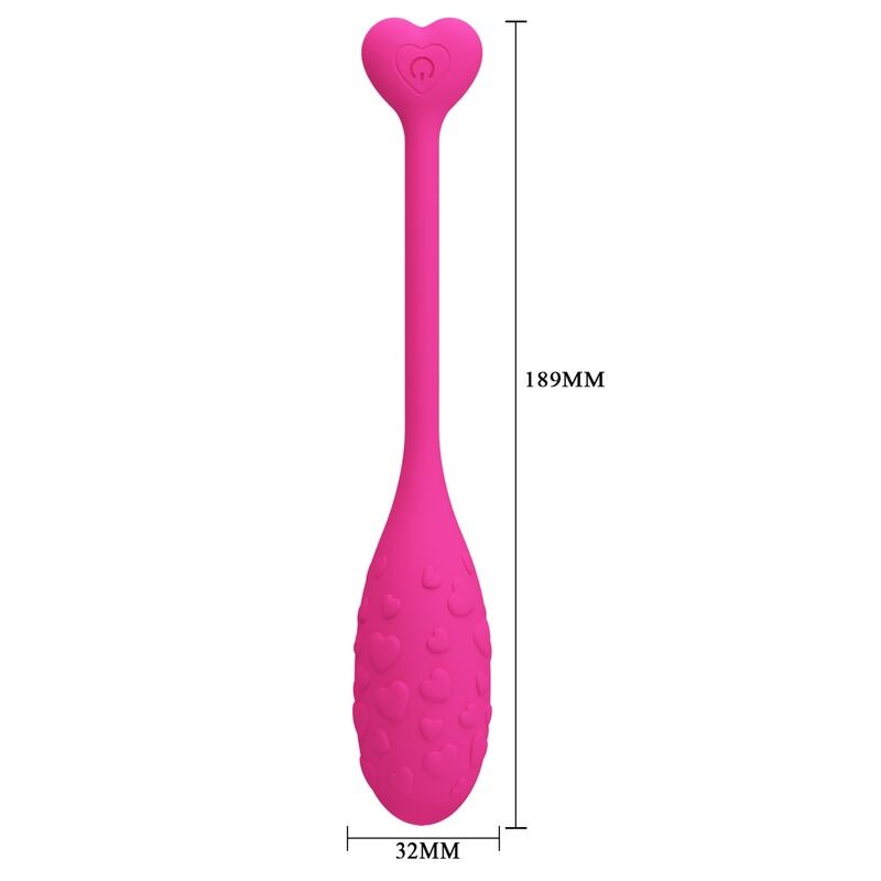 PRETTY LOVE - HUEVO VIBRADOR PESCADOR ROSA CONTROLADO POR APP