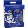 ADMIRAL - SET 3 ANILLOS PARA PENE AZUL