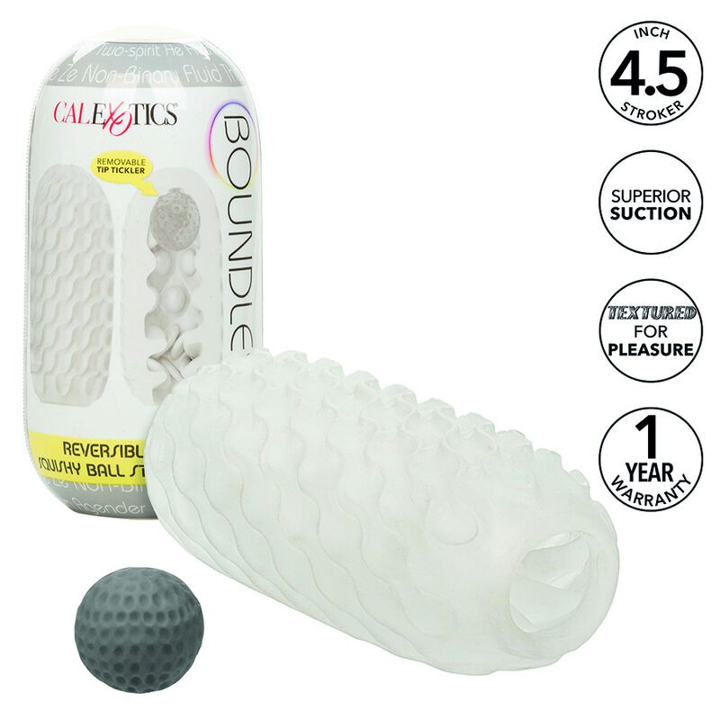 CALIFORNIA EXOTICS - BOUNDLESS STROKER BLANDO REVERSIBLE GRIS