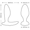 WE-VIBE - DITTO+ PLUG ANAL VIBRADOR NEGRO