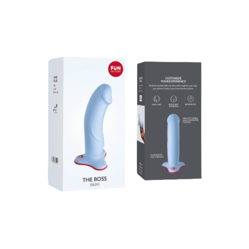 FUN FACTORY - THE BOSS DILDO REALISTICO CELESTE