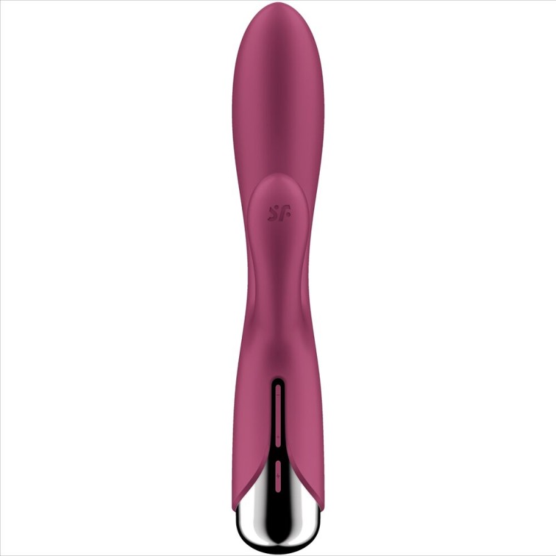 SATISFYER - SPINNING RABBIT 1 ESTIMULACION CLITORIS Y PUNTO G ROJO