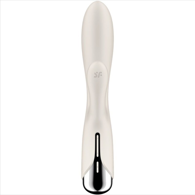 SATISFYER - SPINNING RABBIT 1 ESTIMULACION CLITORIS Y PUNTO G BEIGE