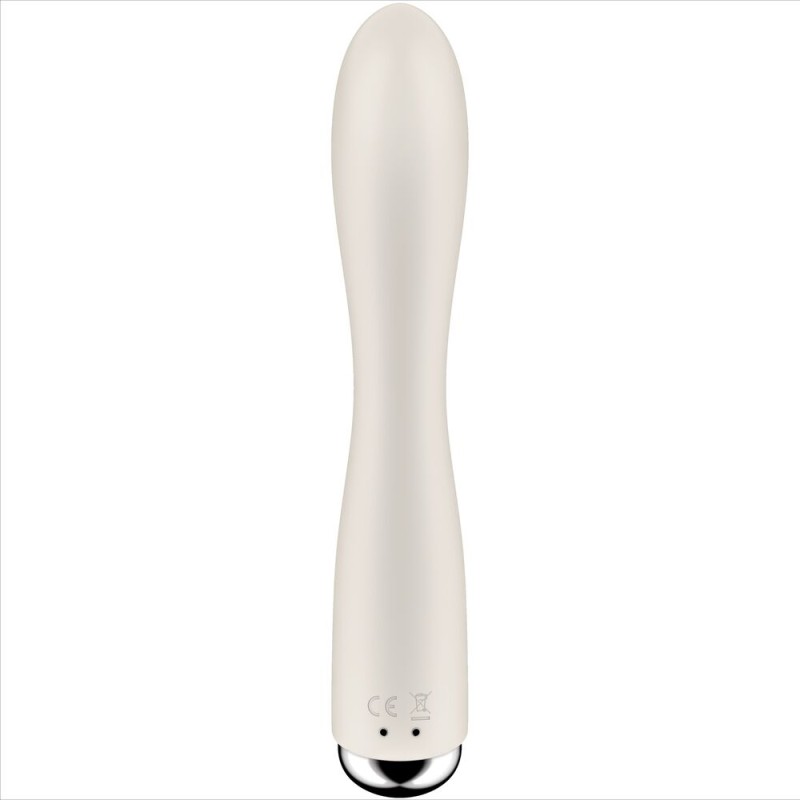 SATISFYER - SPINNING RABBIT 1 ESTIMULACION CLITORIS Y PUNTO G BEIGE