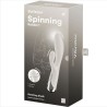 SATISFYER - SPINNING RABBIT 1 ESTIMULACION CLITORIS Y PUNTO G BEIGE