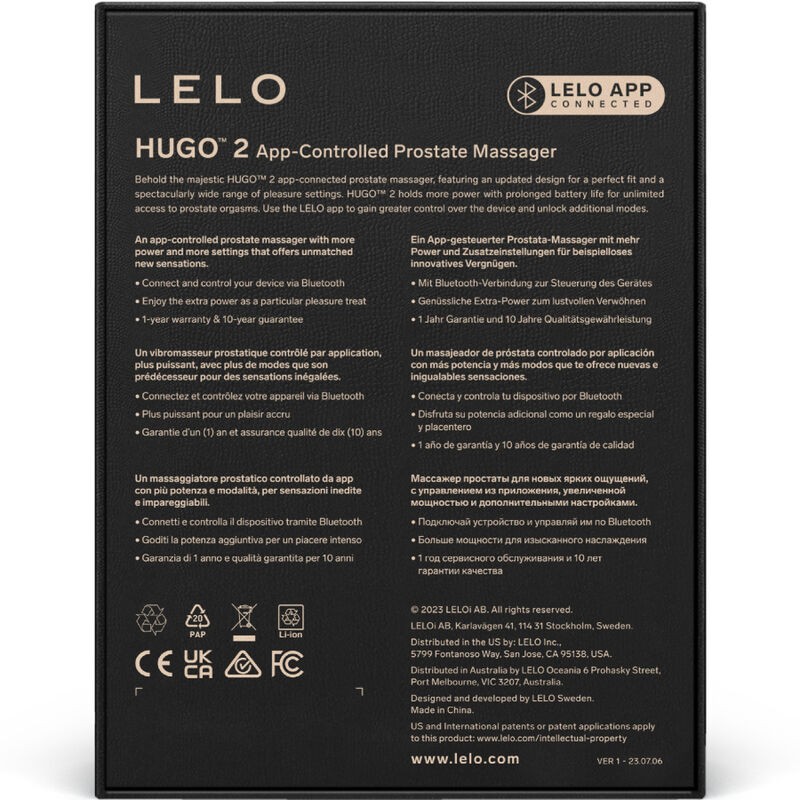 LELO - HUGO 2 MASAJEADOR DE PROSTATA VERDE