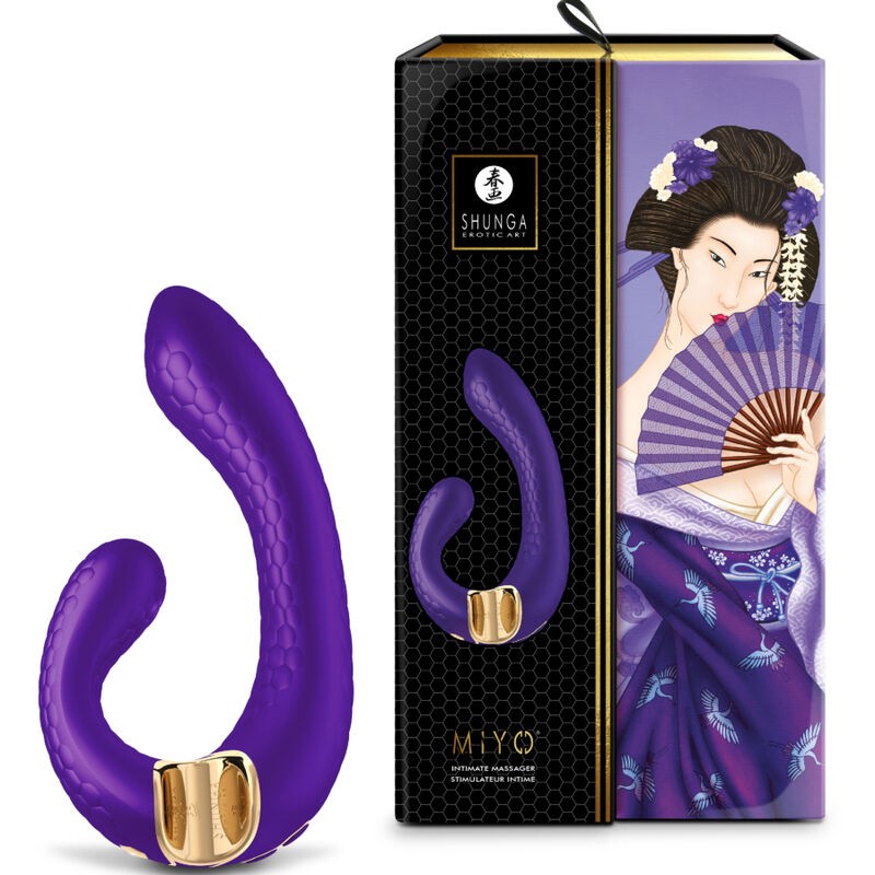 SHUNGA - MIYO MASAJEADOR INTIMO VIOLETA