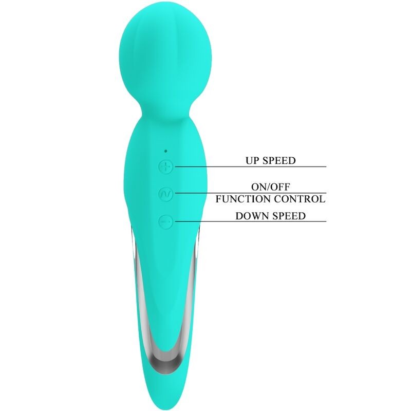 PRETTY LOVE - WALTER VIBRADOR WAND VERDE AGUA