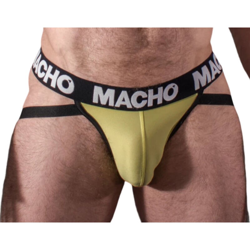 MACHO - MX25A JOCK LYCRA AMARILLO S