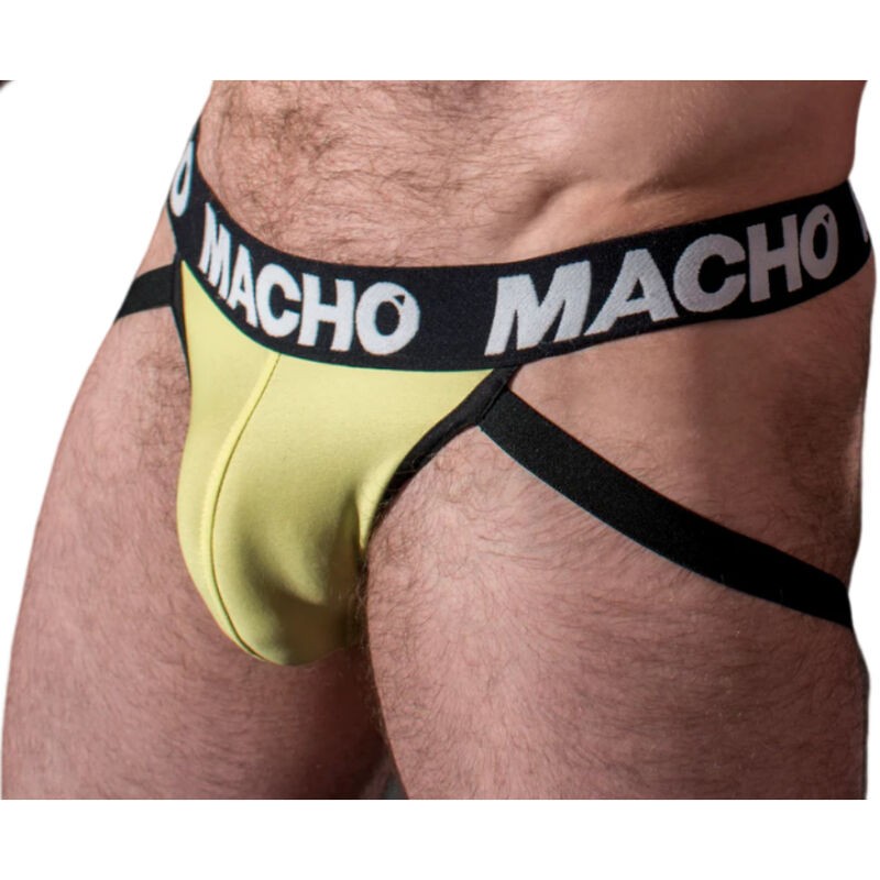 MACHO - MX25A JOCK LYCRA AMARILLO S