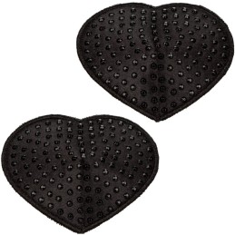 LIVCO CORSETTI FASHION - PEZONERAS CIRCLE NIPPLE COVERS LC11002 MODEL 4 NEGRO TALLA ÚNICA