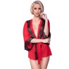 CHILIROSE - CR 4113 PEGNOIR ROJO S/M