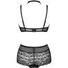 LIVCO CORSETTI FASHION - LINERA FOR THE SENSES COLLECTION SUJETADOR + PANTY NEGRO L/XL