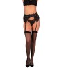 LIVCO CORSETTI FASHION - CARISSM LC XG051 BODYSTOCKING CROTCHLESS NEGRO TALLA ÚNICA