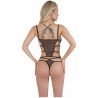 LIVCO CORSETTI FASHION - AURORA LC90727 FALDA + PANTY NEGRO X/XL