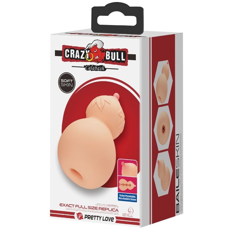 CRAZY BULL - CALABASH MASTUBADOR EN FORMA DE PECHO