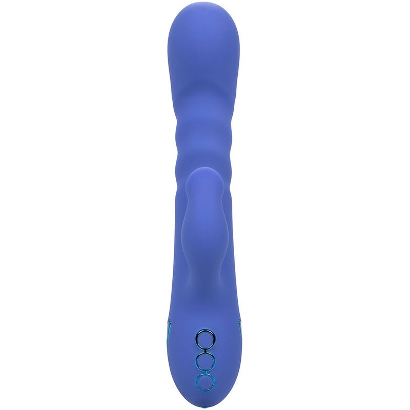 CALIFORNIA EXOTICS - L.A LOVE VIBRADOR & SUCCIONADOR AZUL BY CALIFORNIA DREAMING