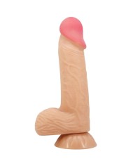 PRETTY LOVE - SLIDING SKIN SERIES DILDO REALÍSTICO CON VENTOSA PIEL DESLIZANTE NATURAL 23.4 CM