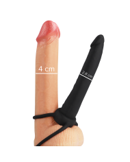 ARMONY - DILDO VIBRADOR & PLUG ANAL CONTROL REMOTO NEGRO