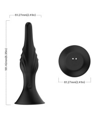 ARMONY - VIBRADOR & PLUG ANAL CONTROL REMOTO NEGRO