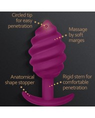 G-VIBE - GPLUG TWIST 2 PLUG ANAL MORADO