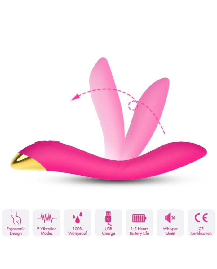 ARMONY - FLAMINGO VIBRADOR MULTIPOSICION FUCSIA