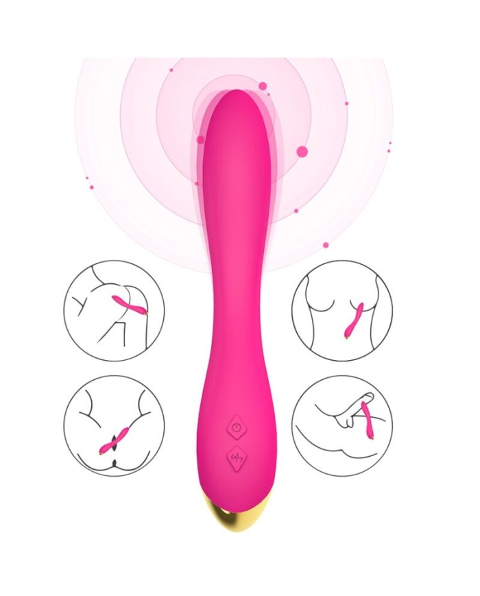 ARMONY - FLAMINGO VIBRADOR MULTIPOSICION FUCSIA