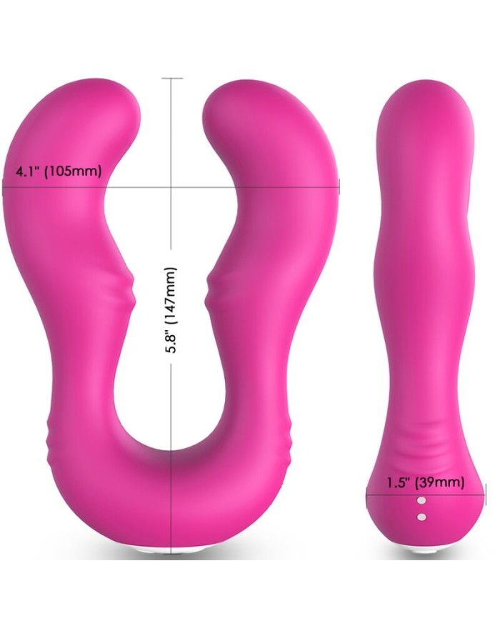 ARMONY - SERAPH VIBRADOR DOBLE CONTROL REMOTO FUCSIA