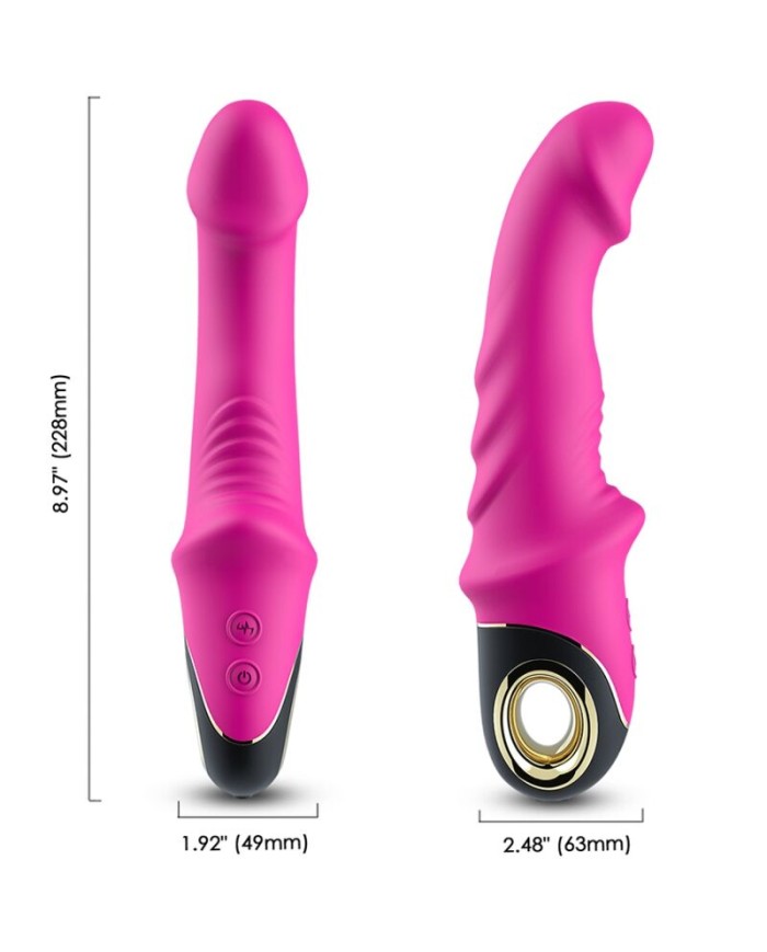 ARMONY - JOYBLADE DILDO VIBRADOR ROTADOR FUCSIA