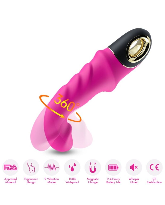 ARMONY - JOYBLADE DILDO VIBRADOR ROTADOR FUCSIA