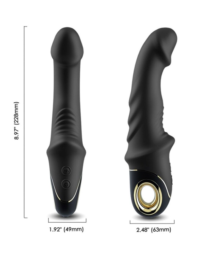 ARMONY - JOYBLADE DILDO VIBRADOR ROTADOR NEGRO