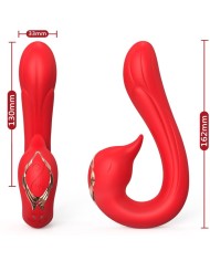 ARMONY - DELFIN VIBRADOR MULTIPOSICION & EFECTO CALOR ROJO