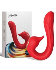 ARMONY - DELFIN VIBRADOR MULTIPOSICION & EFECTO CALOR ROJO