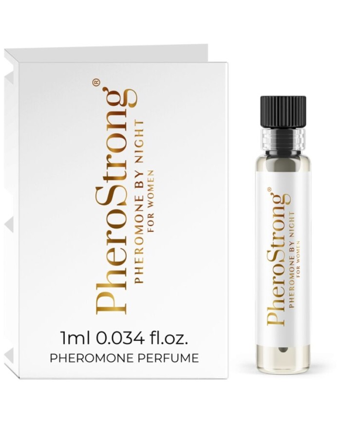 PHEROSTRONG - PERFUME CON FEROMONAS BY NIGHT PARA MUJER 1 ML