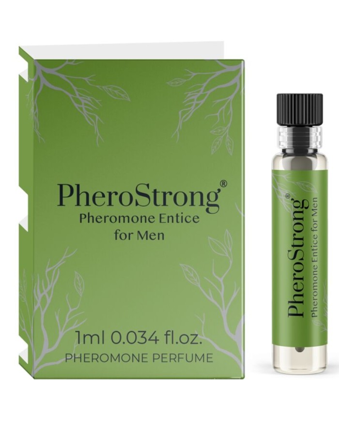 PHEROSTRONG - PERFUME CON FEROMONAS ENTICE PARA HOMBRE 1 ML