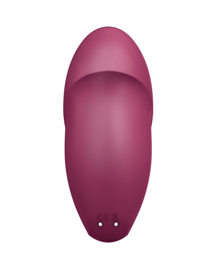 SATISFYER - TAP & CLIMAX 1 VIBRADOR LAY-ON ROJO