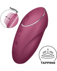 SATISFYER - TAP & CLIMAX 1 VIBRADOR LAY-ON ROJO