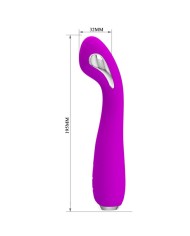 PRETTY LOVE - HECTOR VIBRADOR ELECTROSHOCK RECARGABLE & IMPERMEABLE MORADO