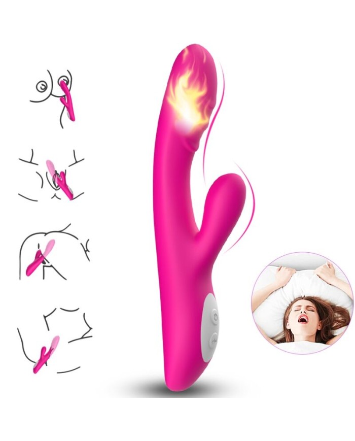 ARMONY - SPARK VIBRADOR EFECTO CALOR FUCSIA