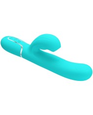 PRETTY LOVE - PERLITA VIBRADOR PUNTO G 3 EN 1 MULTIFUNCIÓN VERDE AGUA