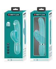 PRETTY LOVE - PERLITA VIBRADOR PUNTO G 3 EN 1 MULTIFUNCIÓN VERDE AGUA