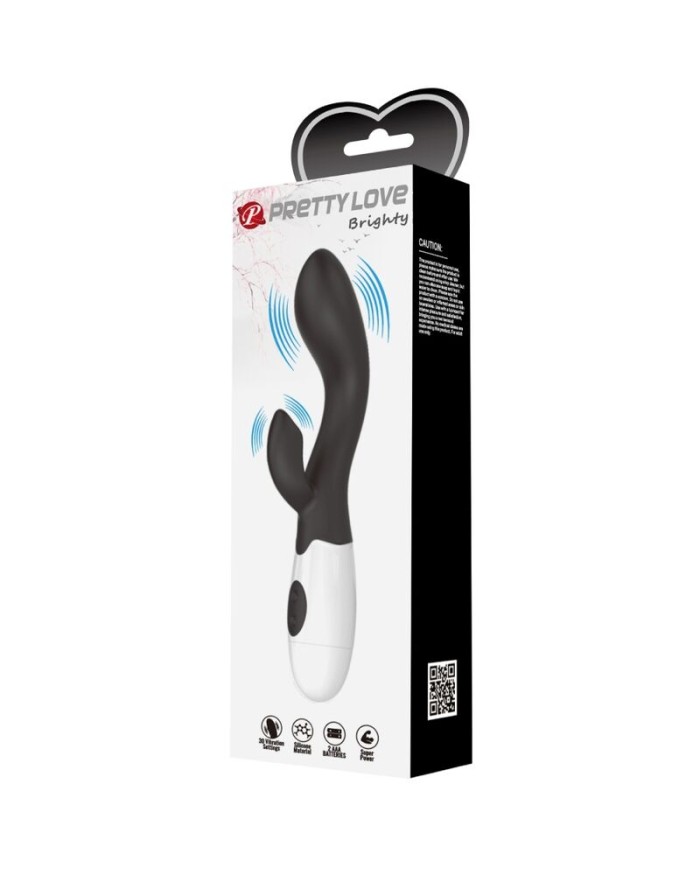 PRETTY LOVE - BRIGHTY VIBRADOR PUNTO G NEGRO