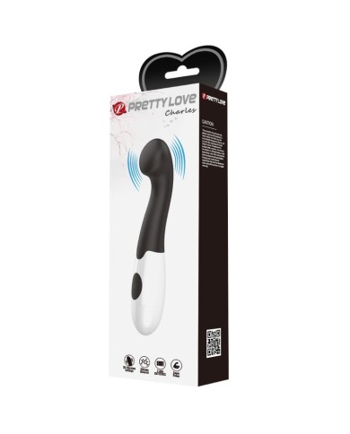 PRETTY LOVE - CHARLES VIBRADOR PUNTO G 30 MODOS NEGRO