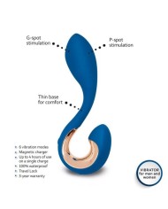 G-VIBE - GPOP 2 VIBRADOR PUNTO G Y P AZUL INDIGO